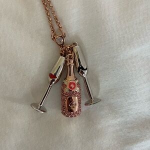 Kate Spade Rose Gold Champagne Pendant Necklace